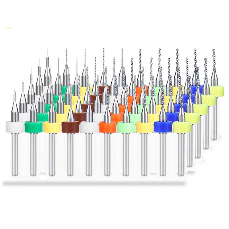 Pcb Micro Carbide Drill Bits 0.3-1.2Mm - 10pcs/Set 0.1mm-3.175mm High Quality Hard Alloy