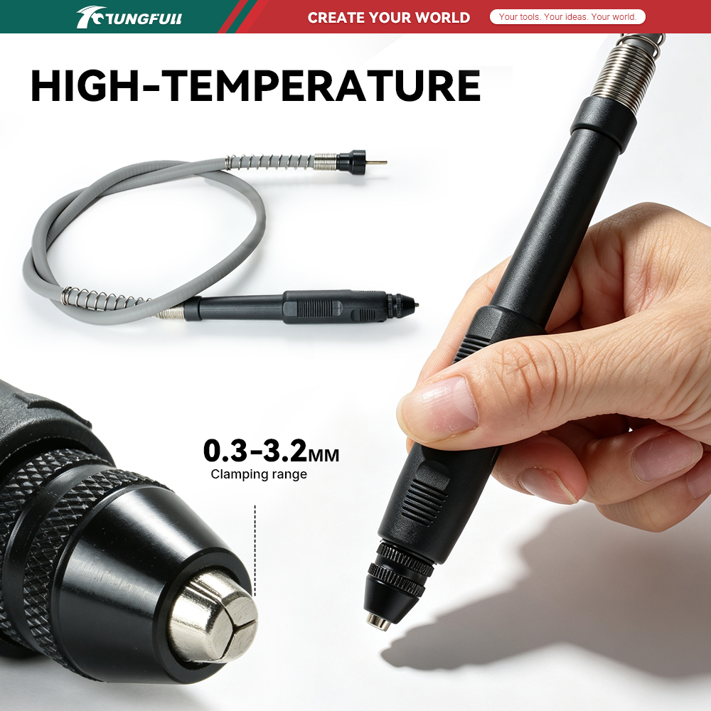 Flexible Shaft Rotary Tool Extension Chuck - Flexible Shaft Handpiece For Rotary Tool
