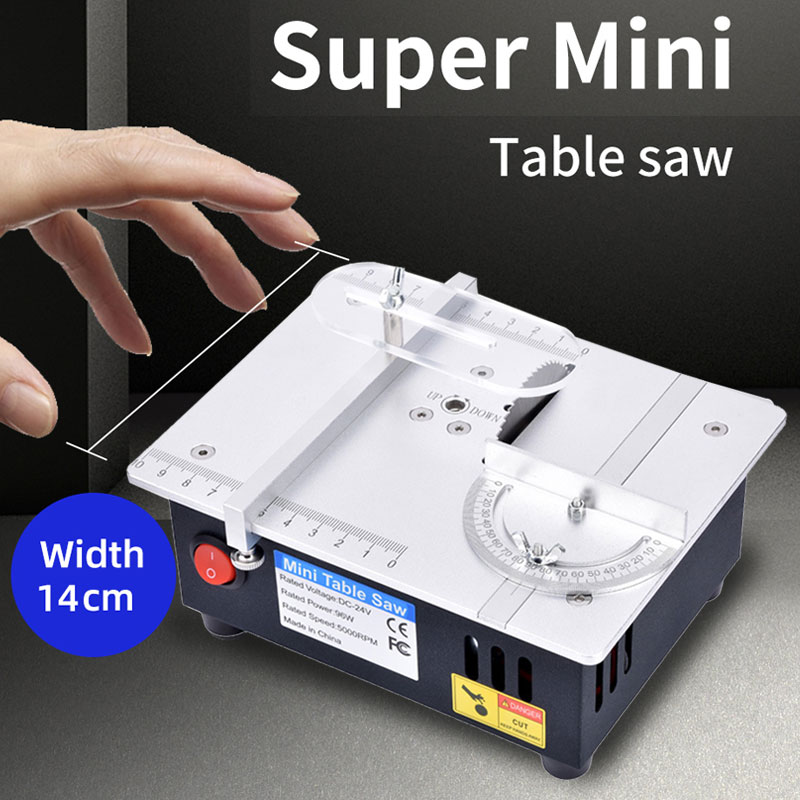 Mini Circular Table Saw Diy Woodworking - 96W 24V Mini Multifunctional Table Saw