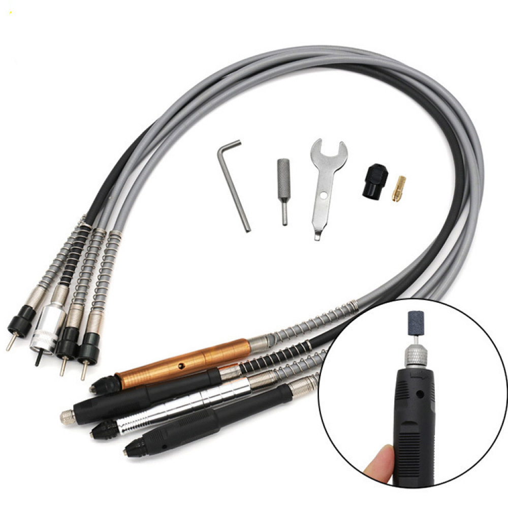 Flexible Shaft Rotary Tool Extension Chuck - Electric Grinder Flex Shaft Attachment Rotary