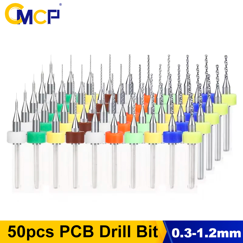 Pcb Micro Carbide Drill Bits 0.3-1.2Mm - CMCP PCB Drill Bit 20/50pcs 0.3-1.2mm
