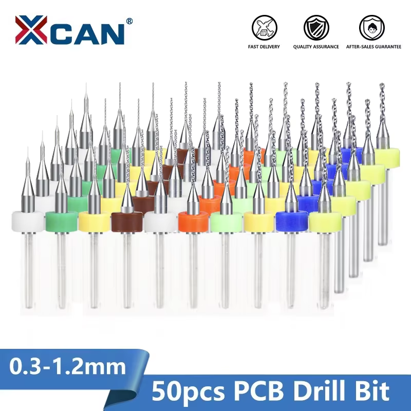 Pcb Micro Carbide Drill Bits 0.3-1.2Mm - XCAN 20/50pcs PCB Drill Bit 0.1-1.0mm