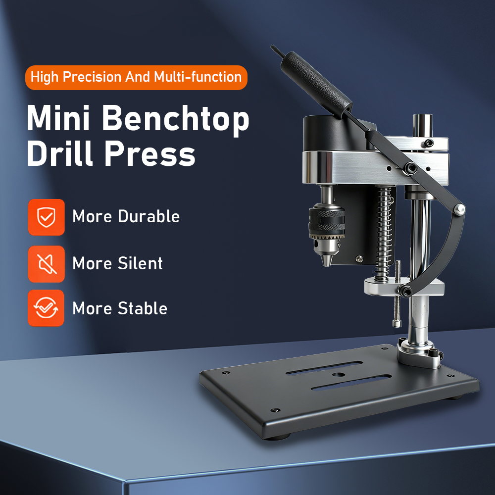 Mini Bench Drill Press Variable Speed - TUNGFULL 775 Motor Mini Bench Drill