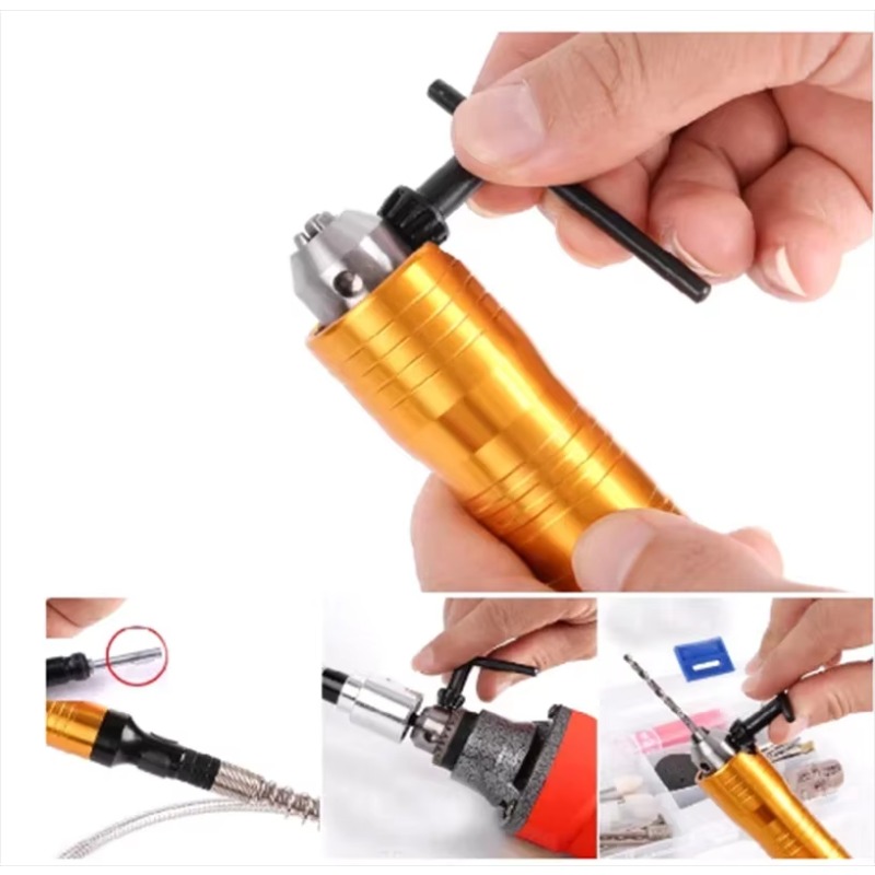 Suitable for 4mm/6.5mm Handle  - огляд і ціна Flexible Shaft Rotary Tool Extension Chuck
