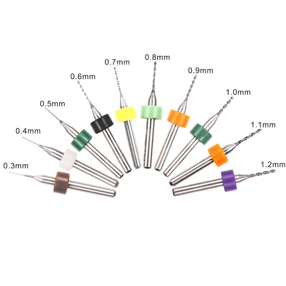 10pcs 0.3/1.2mm Alloy Micro Dr - огляд і ціна Pcb Micro Carbide Drill Bits 0.3-1.2Mm