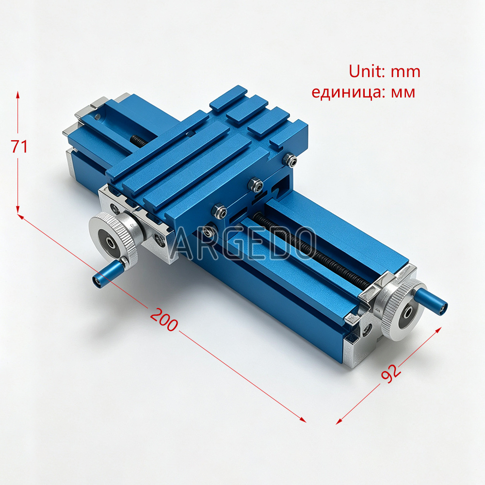 W017012 Micro XY Axis Manual L - огляд і ціна Mini Milling Machine Table Cross Slide Xy