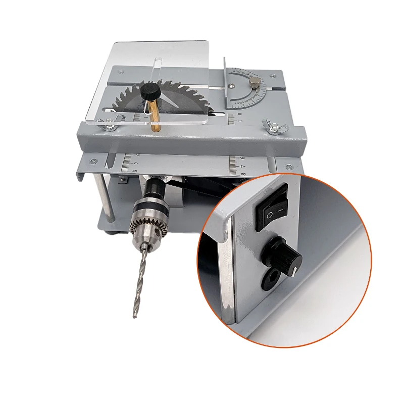 1PC Small and Micro Multi-func - огляд і ціна Mini Circular Table Saw Diy Woodworking