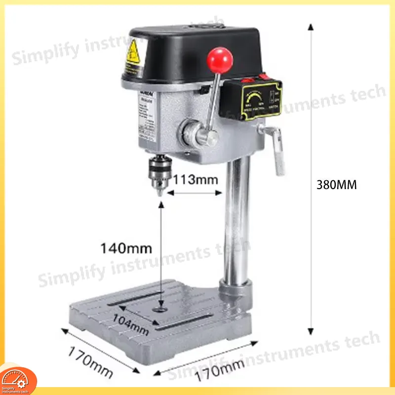 340W Mini Bench Drill Press 6  - огляд і ціна Mini Bench Drill Press Variable Speed
