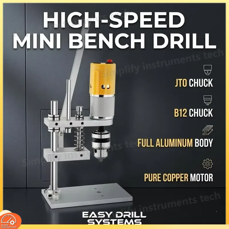 Mini Bench Drill Press 24V Var - огляд і ціна Mini Bench Drill Press Variable Speed