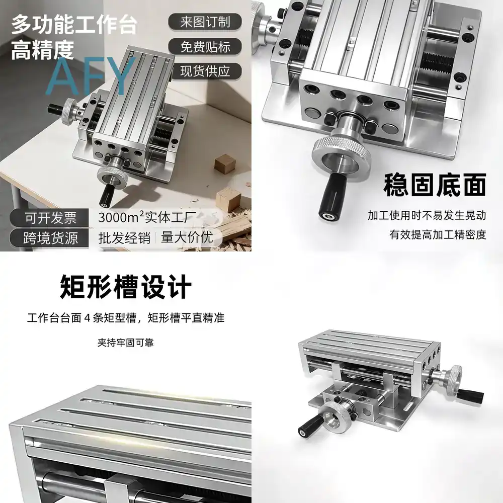 XY Axis Mini Cross Slide Table - огляд і ціна Mini Milling Machine Table Cross Slide Xy