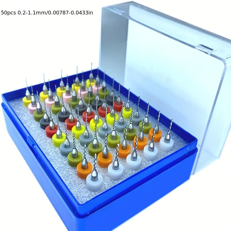 50pcs /10pcs Carbide Micro Dri - огляд і ціна Pcb Micro Carbide Drill Bits 0.3-1.2Mm