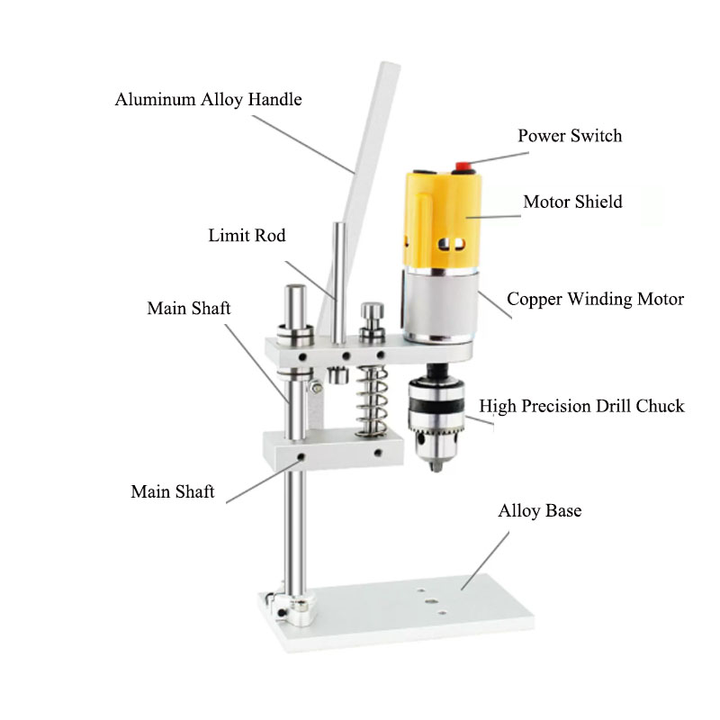Mini Desktop Bench Drill Press - огляд і ціна Mini Bench Drill Press Variable Speed