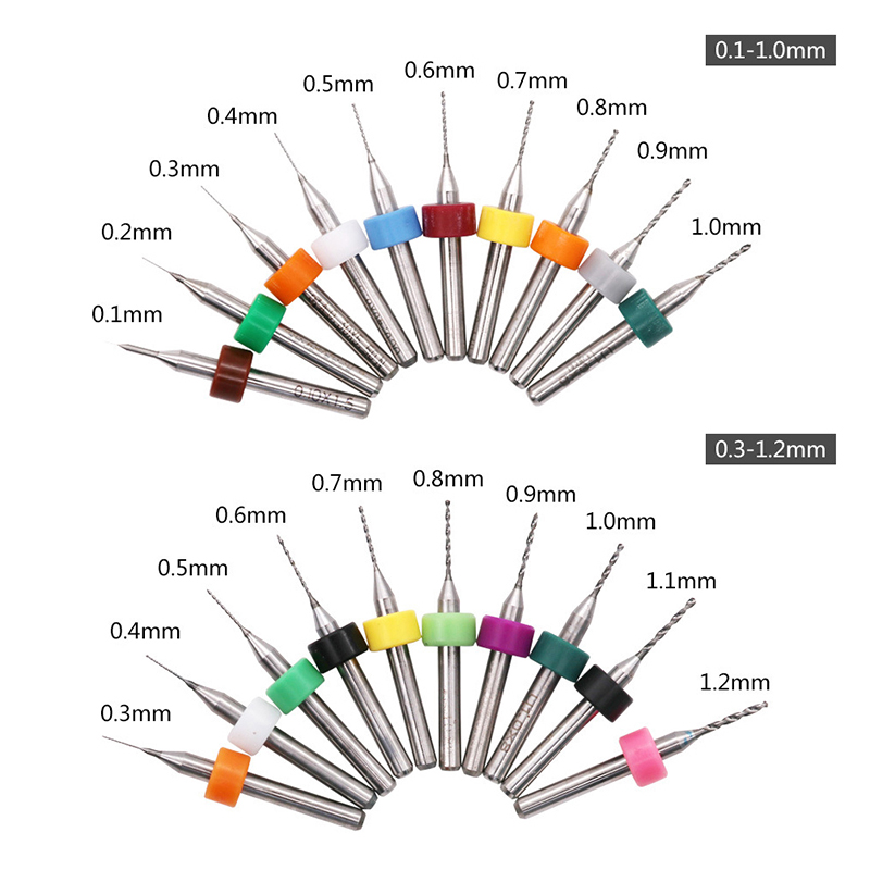 New【10Pcs/Set High Quality Har - огляд і ціна Pcb Micro Carbide Drill Bits 0.3-1.2Mm