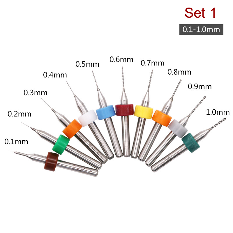 New【10Pcs/Set High Quality Har - огляд і ціна Pcb Micro Carbide Drill Bits 0.3-1.2Mm