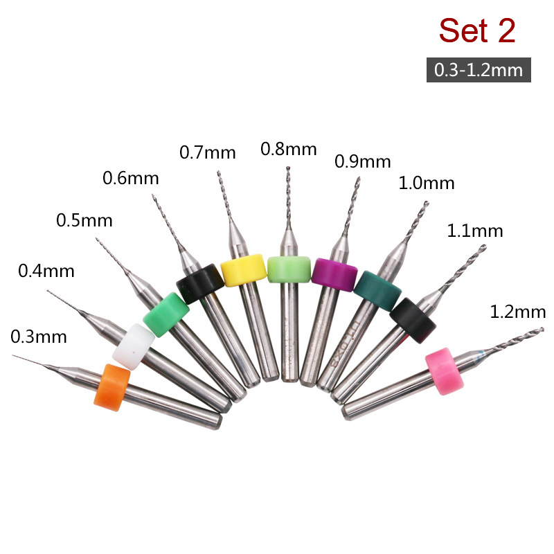 New【10Pcs/Set High Quality Har - огляд і ціна Pcb Micro Carbide Drill Bits 0.3-1.2Mm