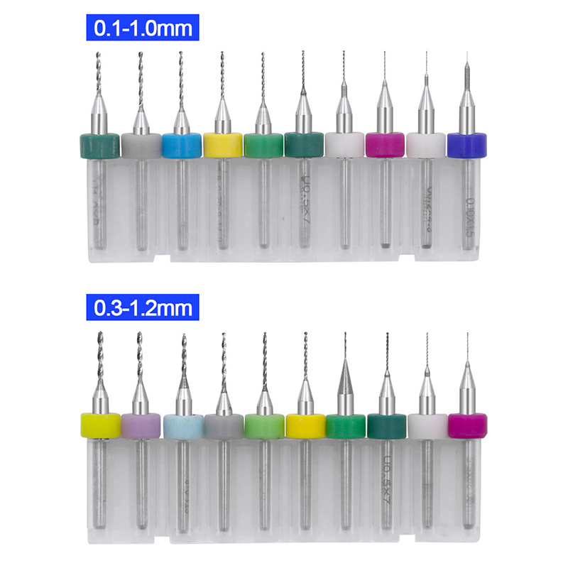 New【10Pcs/Set High Quality Har - огляд і ціна Pcb Micro Carbide Drill Bits 0.3-1.2Mm