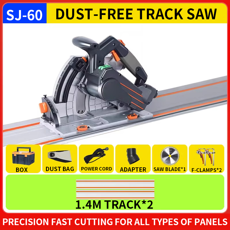 SJ-60 Dust-Free Track Saw for  - огляд і ціна Mini Circular Table Saw Diy Woodworking